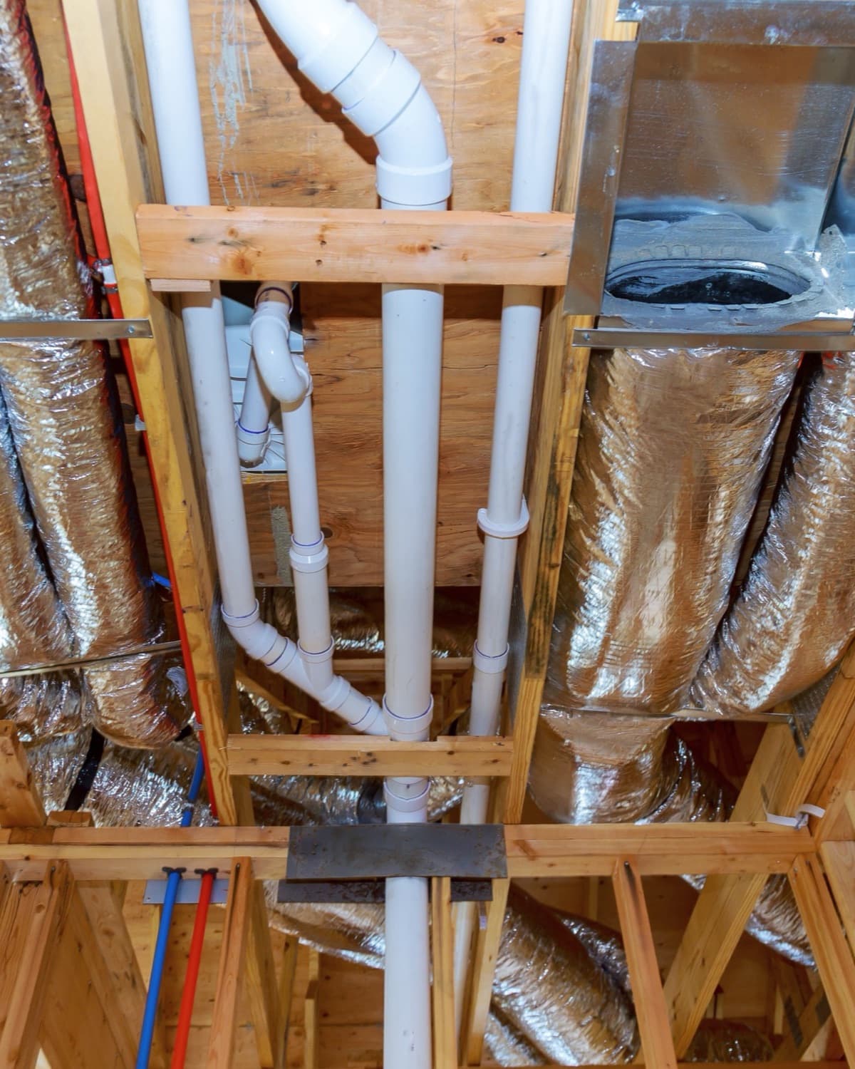 Air conditioner ventilation installation system.